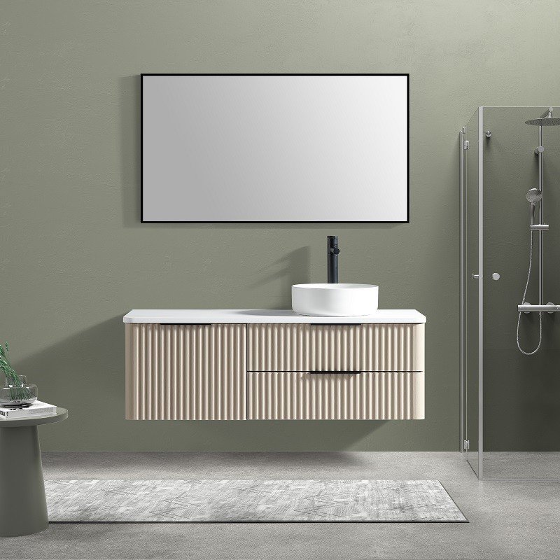 Meuble de salle de bain suspendu 120 cm 