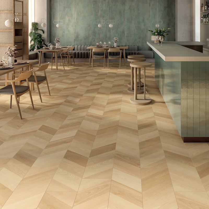 Carrelage italien chevron