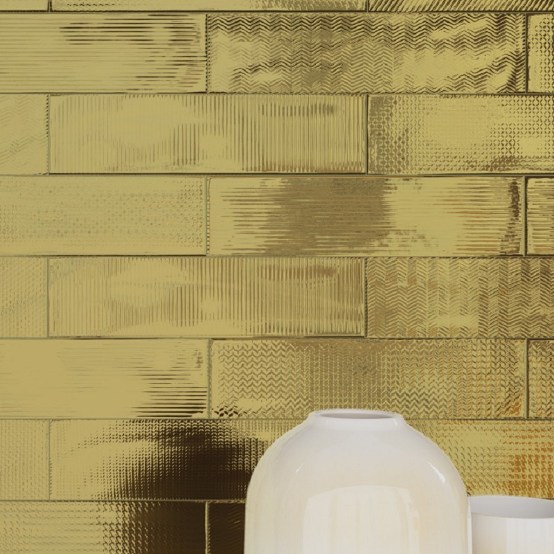 Gradient décor gold glossy