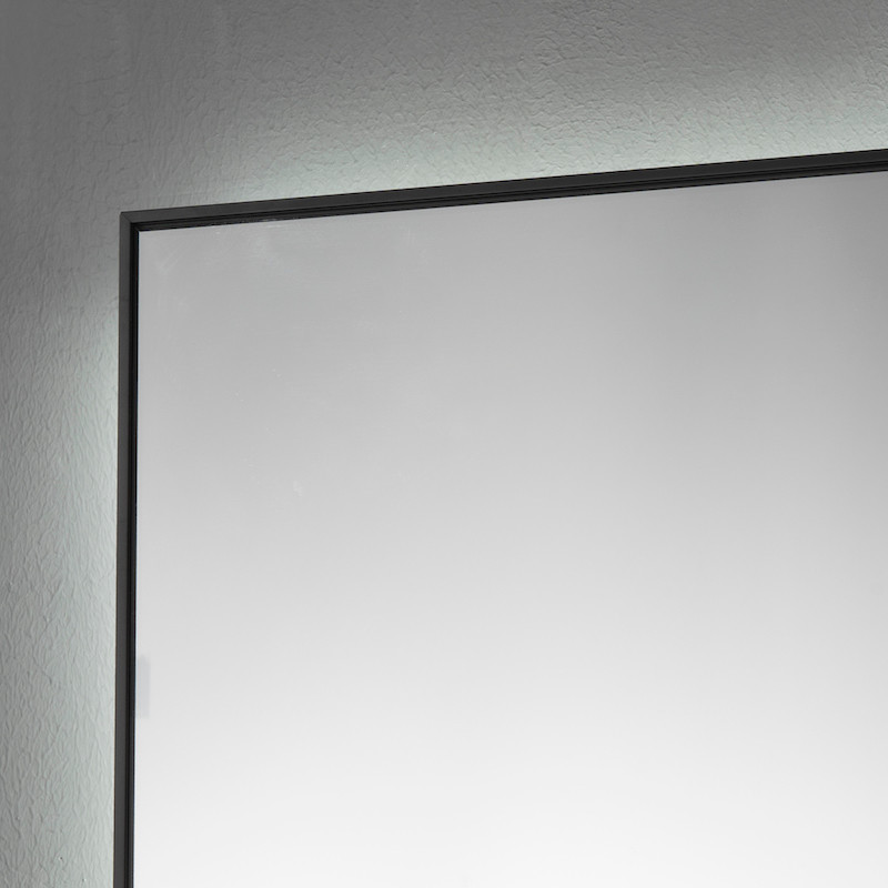 LED 180° Réglable Phare Miroir Noir Tube Rond Lampe Miroir Imperméable  Toilettes Salle De Bains Éclairage Avant Du Miroir IP44 Miroir De  Maquillage Décoration Applique L61CM 14W,61cm warm light : : Autres