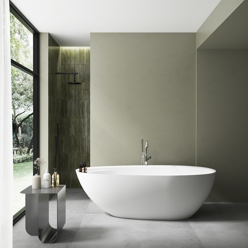 Baignoire ilot solid surface Eyes 170 cm