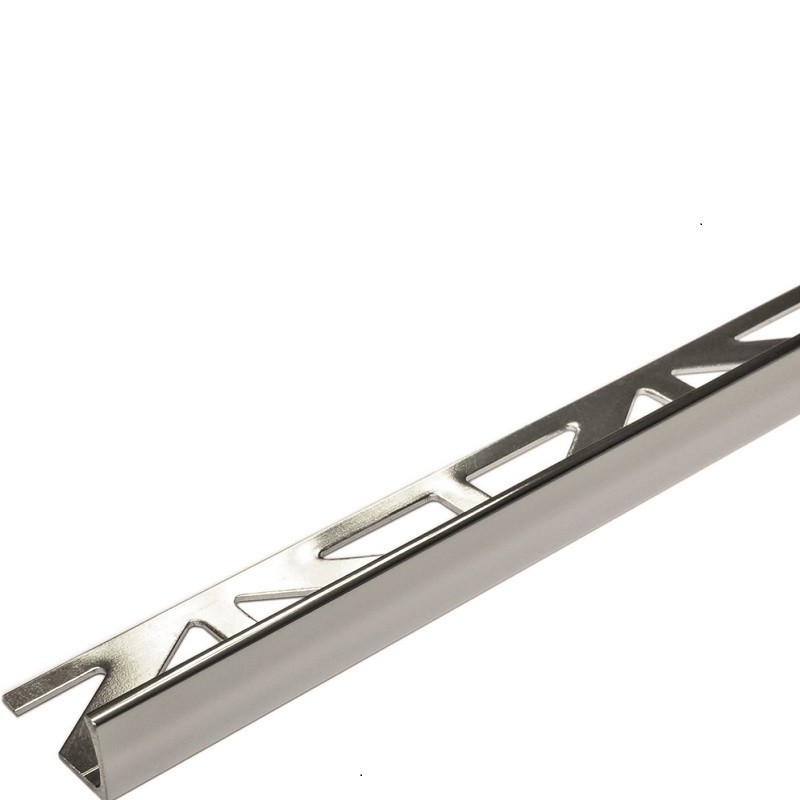 Profilé de carrelage chrome brillant 10 et 12,5 mm