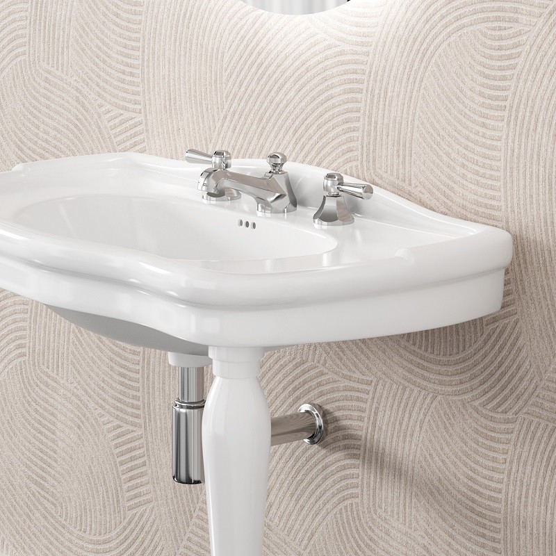 Faïence murale Aquarelle titanium blue