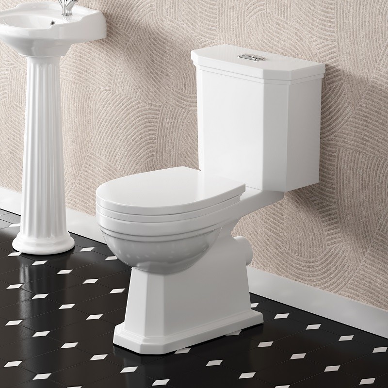 Meuble Déco, Toilette en céramique, Pack WC complet