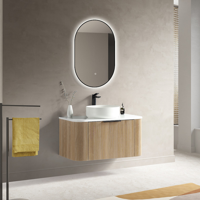 Colonne bain douche doré brossé