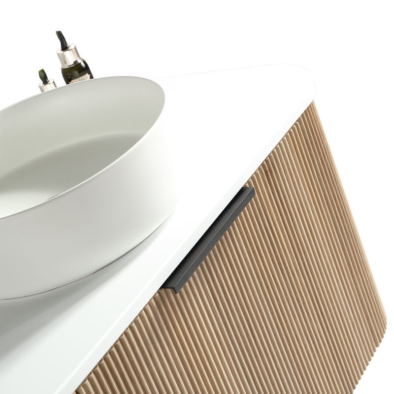 Colonne bain douche or brossé One