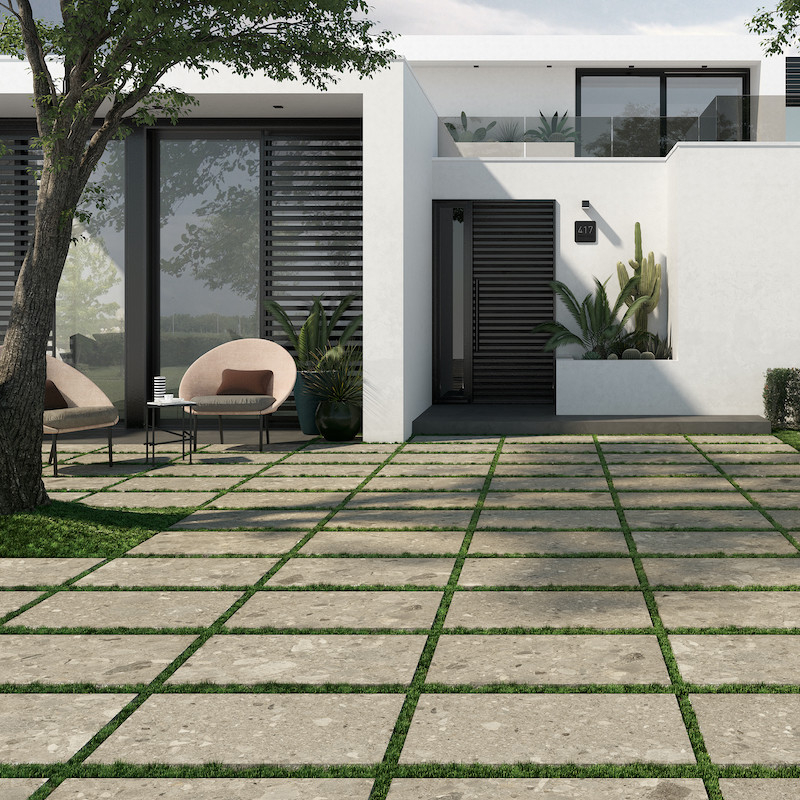 Carrelage Frammenta 2.0 beige extérieur