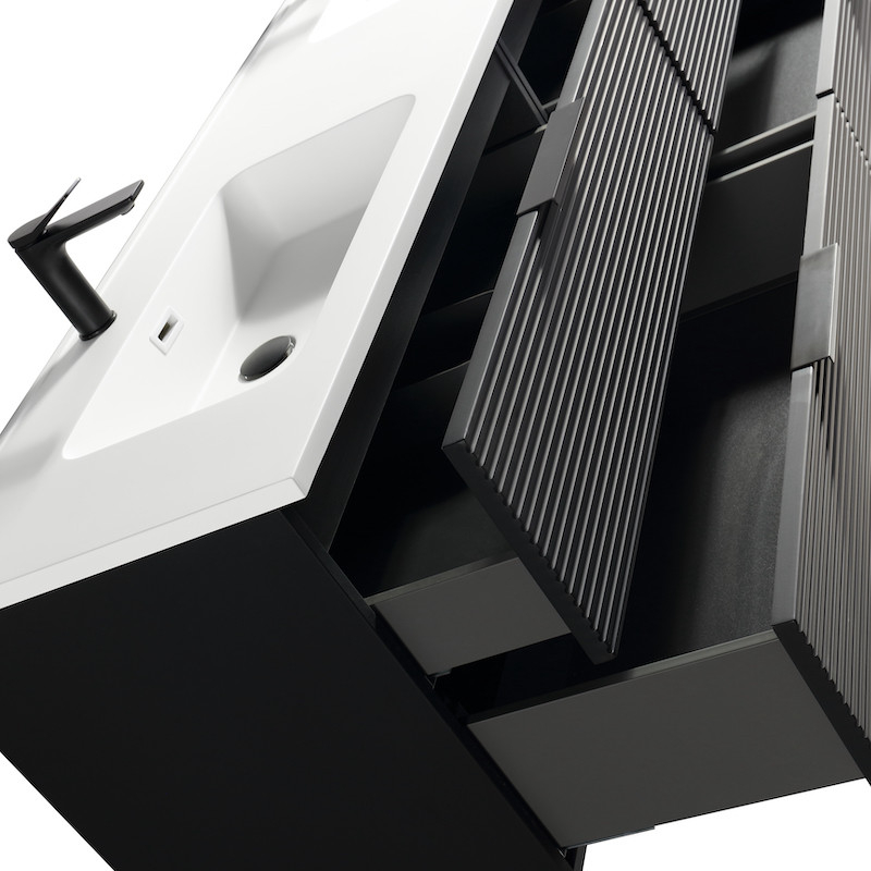 Vasque 180 cm blanc brillant