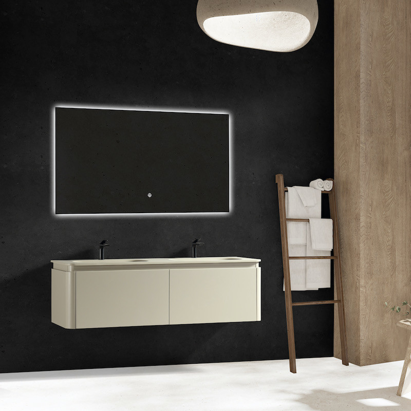 Meuble beige mat beige Argillae 160 cm