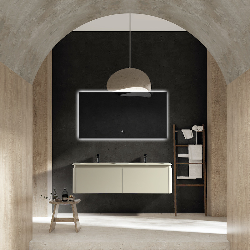 Meuble beige mat beige Argillae 160 cm