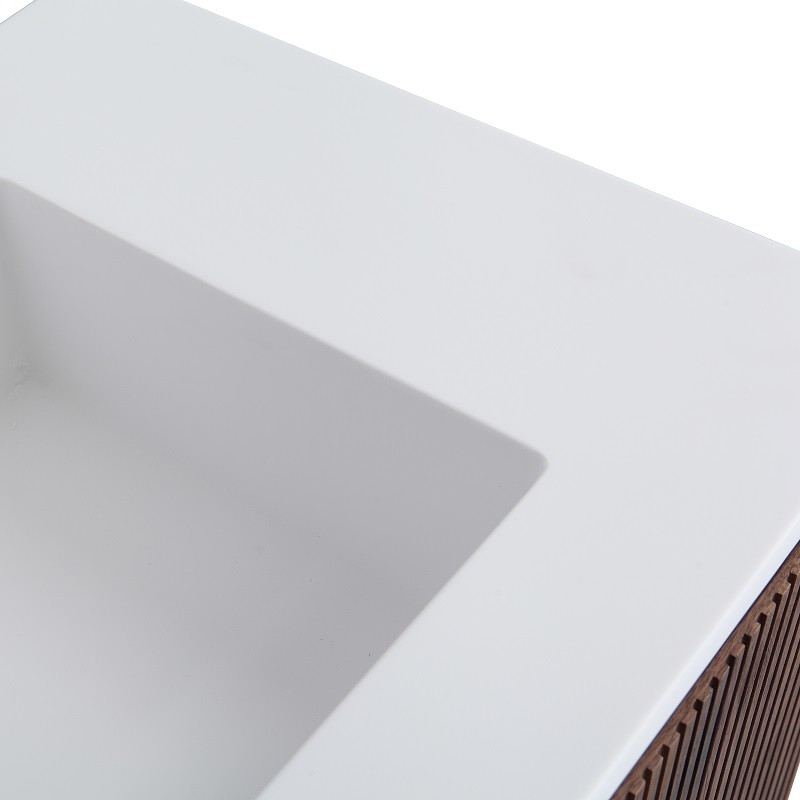 Modular 140 vasque gauche blanc mat