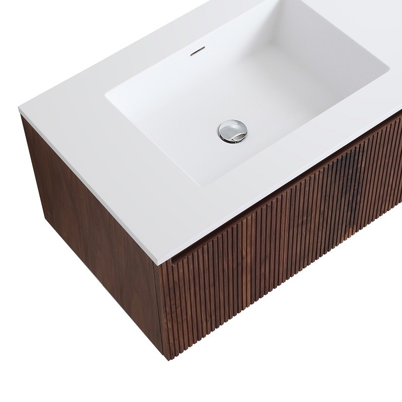 Meuble modular 110 cm plan blanc