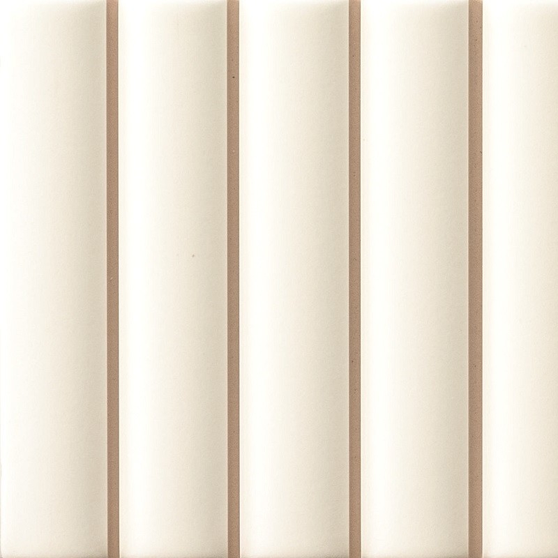 Faïence murale 3D Flute mat