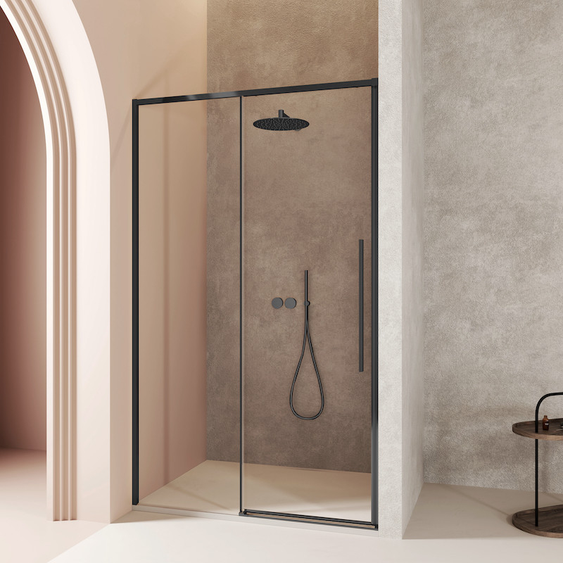 Technische tekening van de plinten, imitatie cementtegels, glanzend lichtgrijs