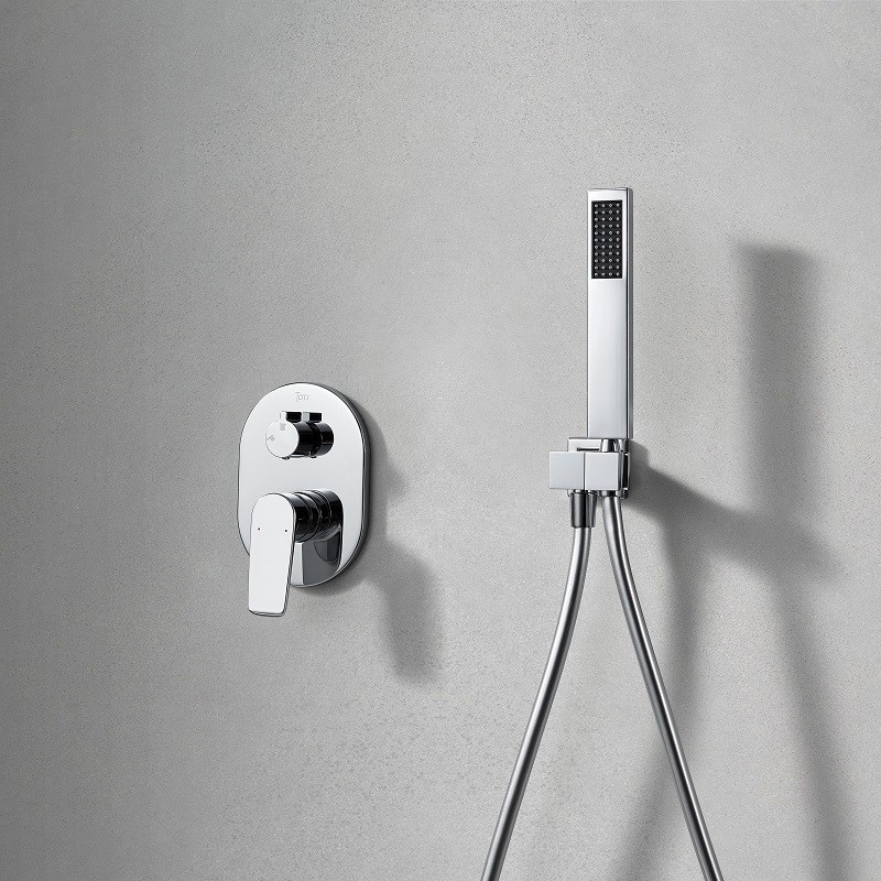 Vaste glazen douchewand