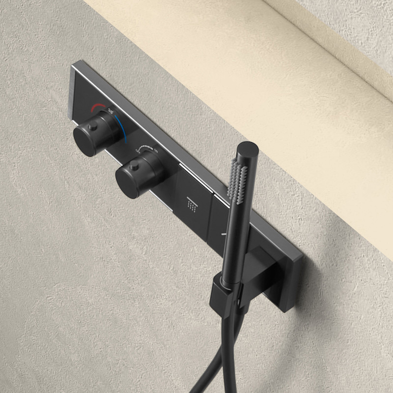 dubbele gouden handdoekhouder