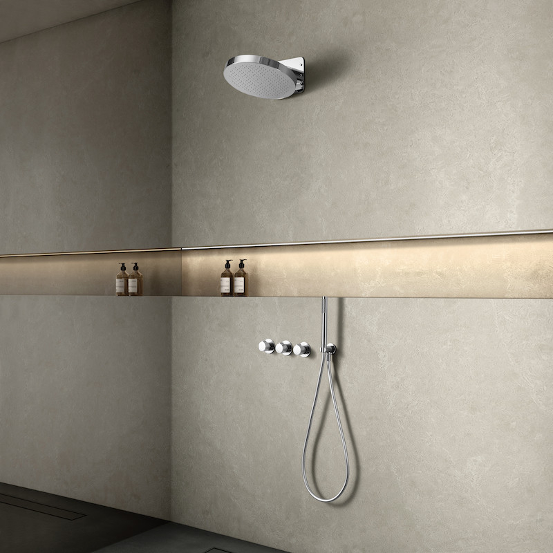 Dubbele barre chroom poli