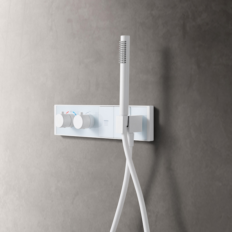 Handdoekrek met twee stangen