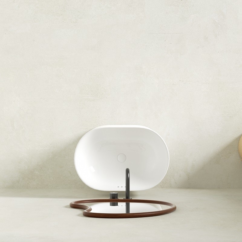Lavabo totem Curva 62 cm