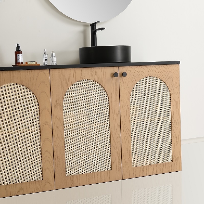 matte zwarte cilinder douchekop