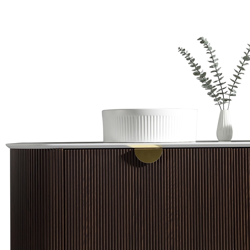 Zwarte inbouwdoucheset 