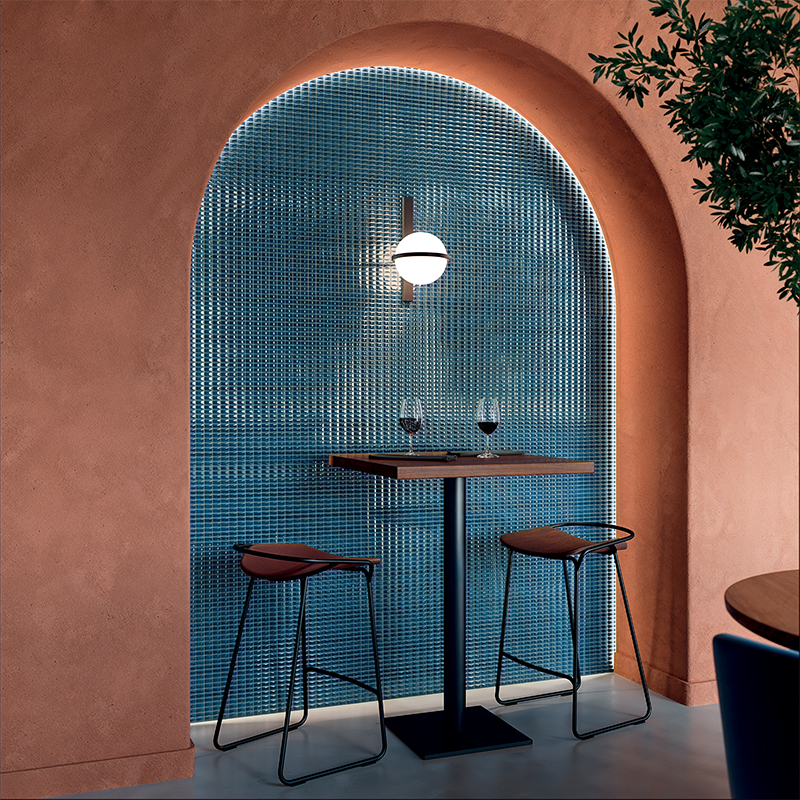 Carrelage 3D Bars Bevel Saphire Gloss