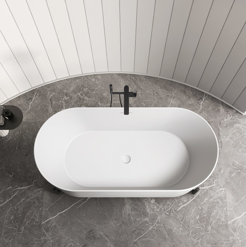 Baignoire Elle 160 cm blanc mat