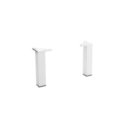 Jeu de 2 pieds argentés 20 ou 40 cm