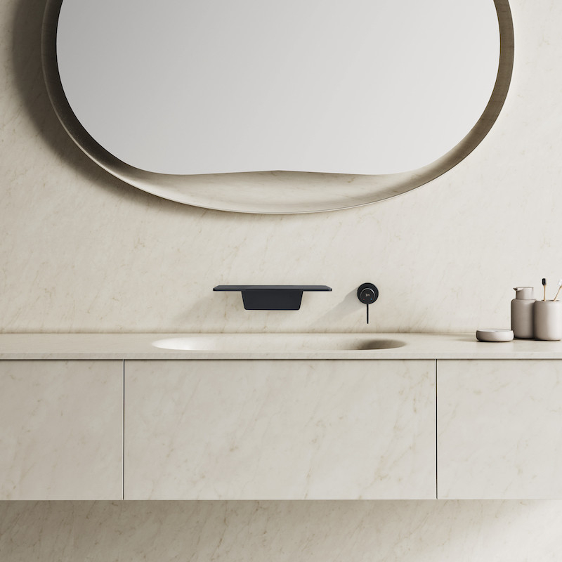 Pack robinet lavabo cascade