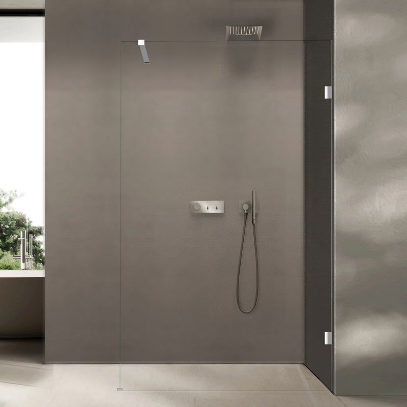 Paroi italienne transparente charnière