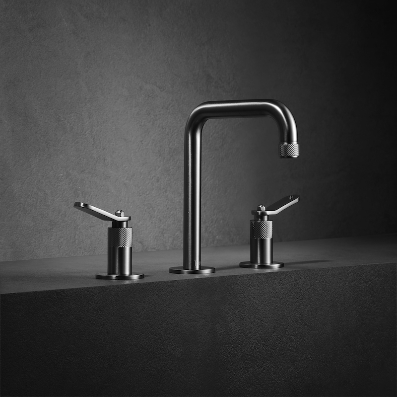 Mélangeur 3 trous Titane Gun métal