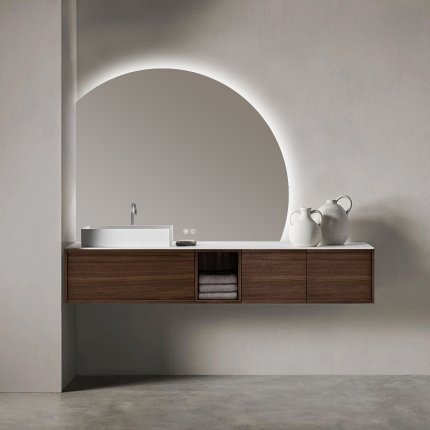 Miroir LED angle 90° Edge