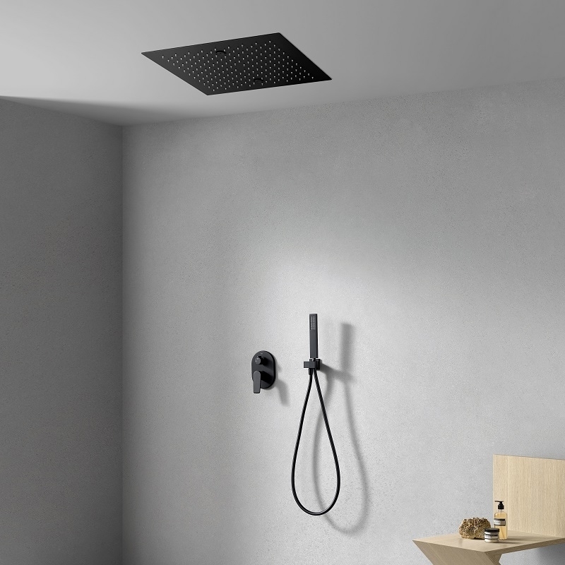 Kit douche Flat avec plafond pluie 43 cm