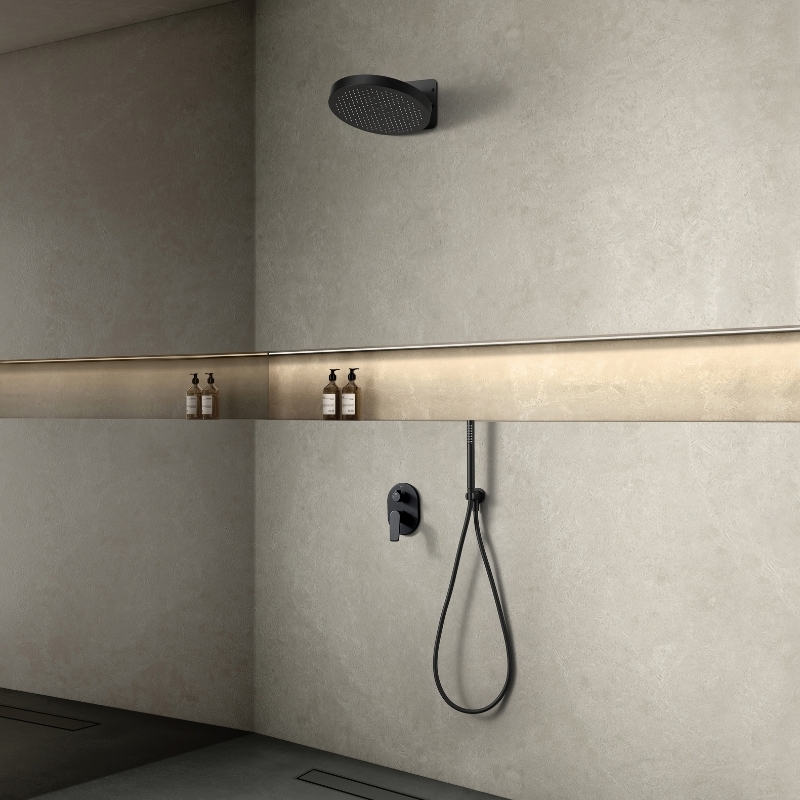 Kit de douche encastrable Flat avec plafond pluie RainShower