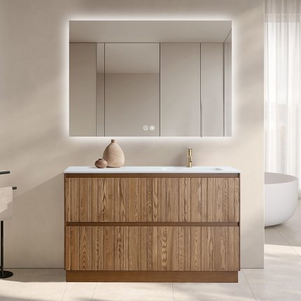 Meuble vasque excentré Chênaé 140 cm