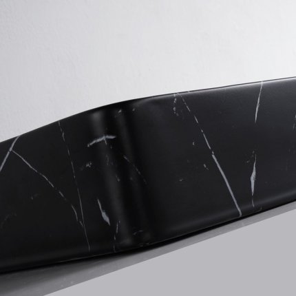 Vasque à poser effet marbre noir Marmo 60 cm