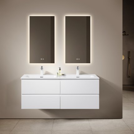 Meuble Alia double vasque encastrable