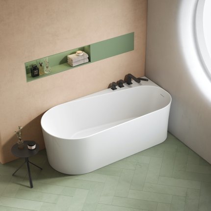 Baignoire d'angle Obliq 170 cm