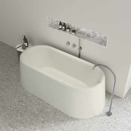 Baignoire Perla blanc écru 180 cm