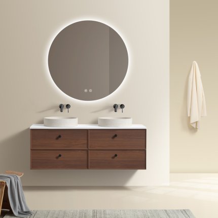 Meuble Borda Noyer vasque à poser