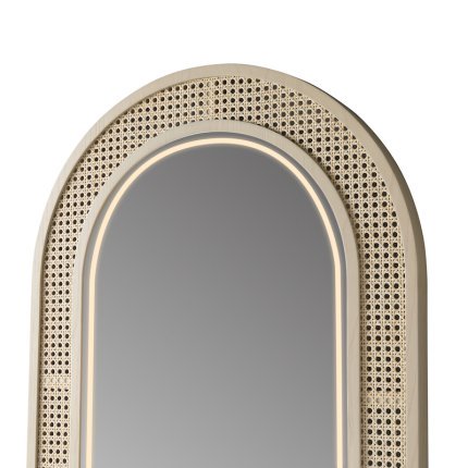 Miroir éclairage Raphia