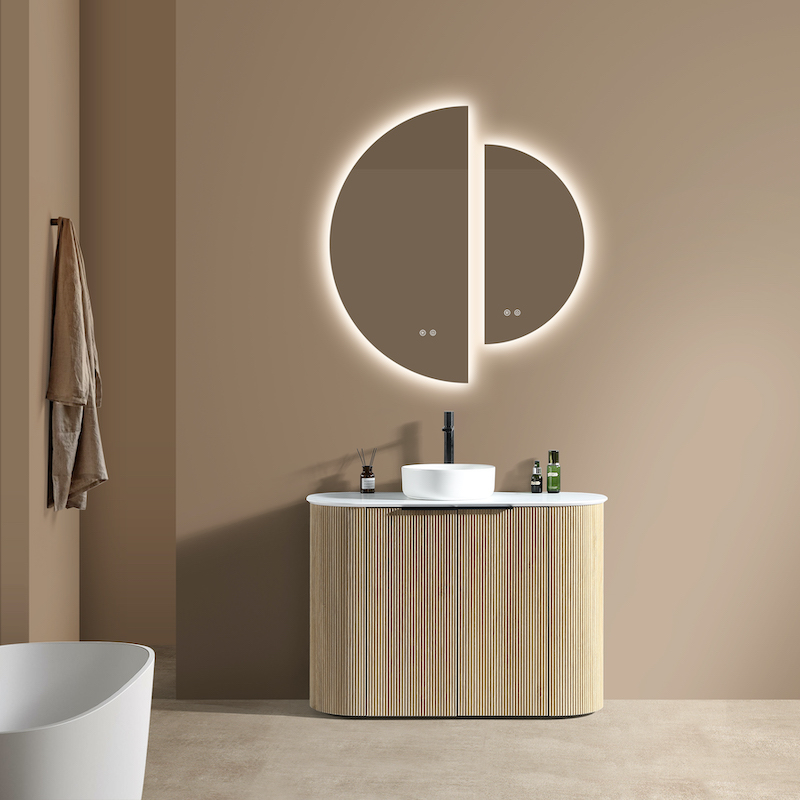 Geweven vloermeubel 110 cm 