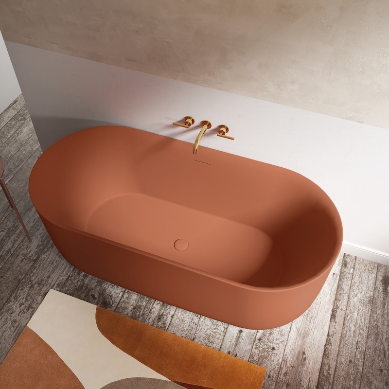 Baignoire Terra mat 170 cm