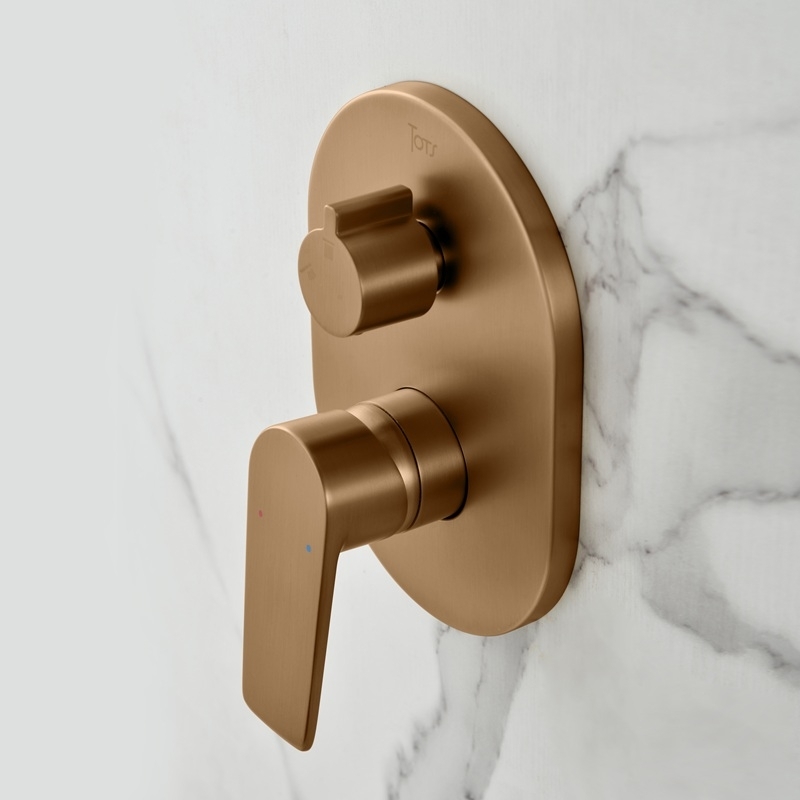 Zwarte badkuip watervalset