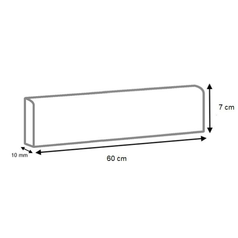 Dessin technique plinthe Marmoker 60