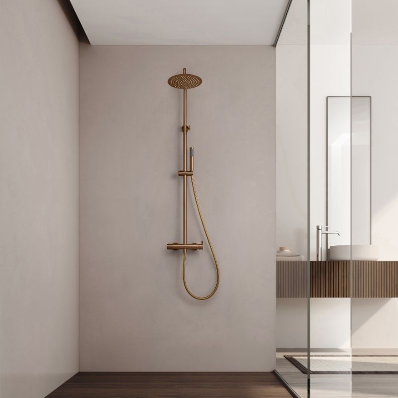 Colonne de douche Cezela Bronze	