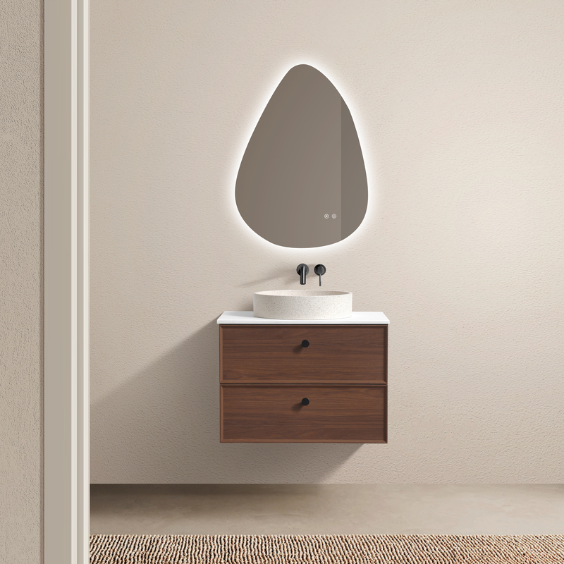 Meuble suspendu plan de toilette