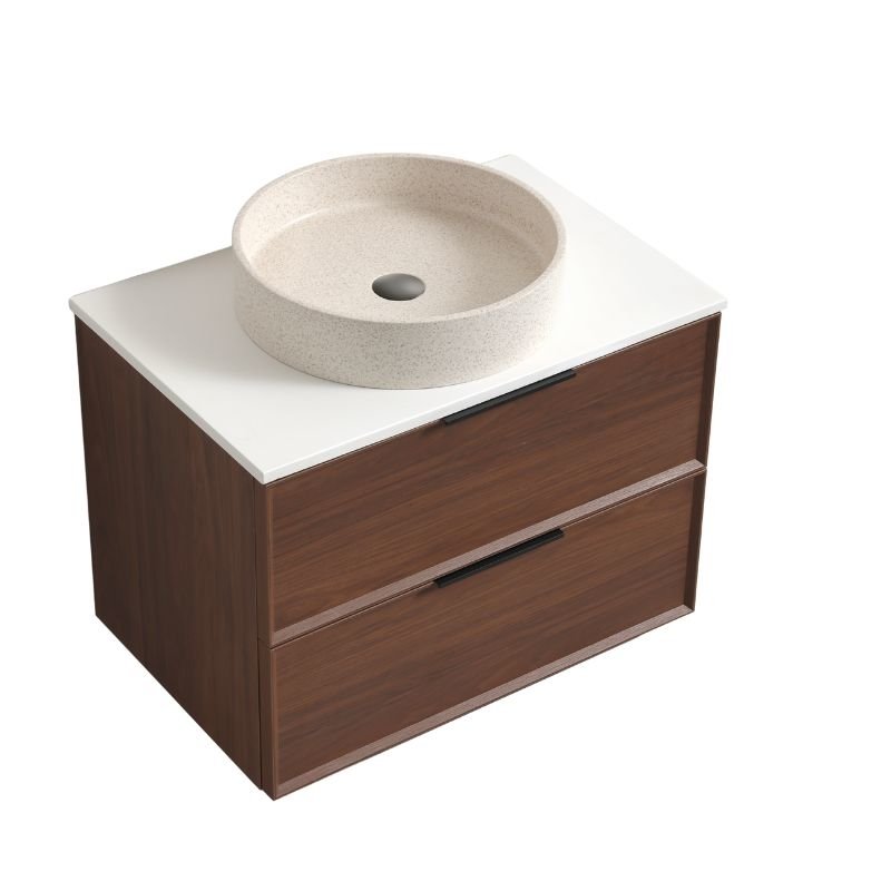 Meuble de salle de bain avec vasque à poser 70cm