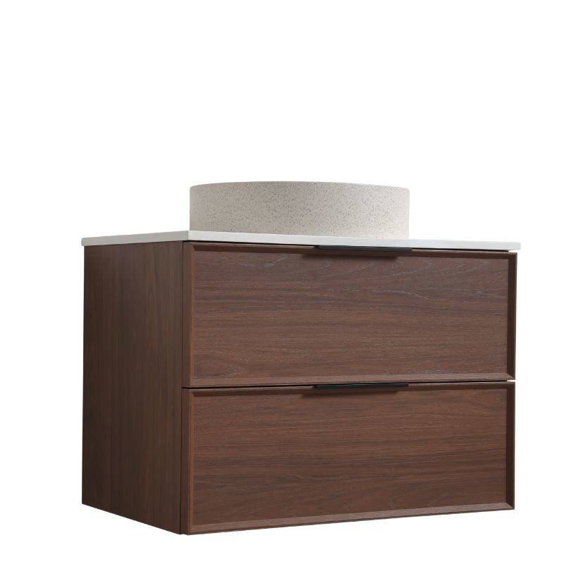 Meuble de salle de bain avec vasque à poser 70cm