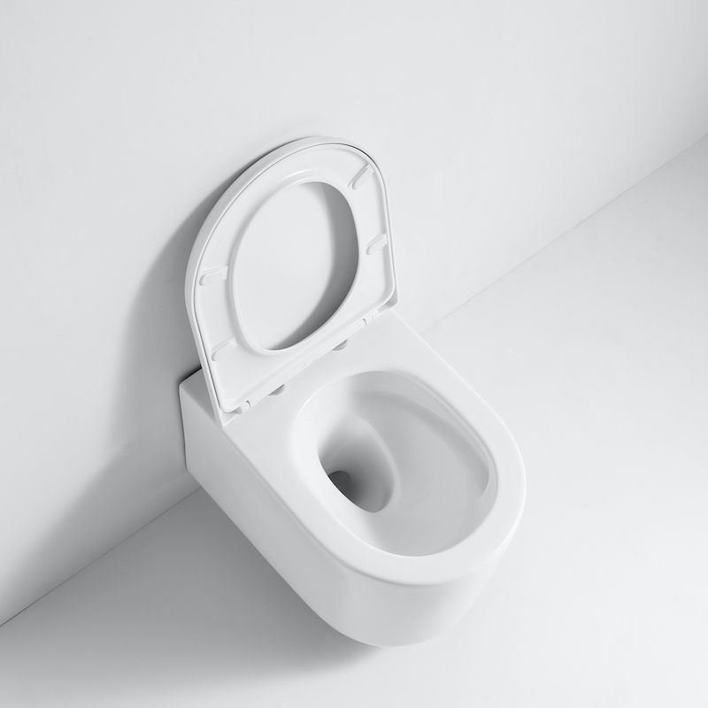 WC suspendu Cirka abattant levé